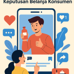 Ilustrasi digital flat-style menunjukkan seorang pria lelah di meja kerja dengan laptop, dikelilingi ikon solusi burnout seperti tidur, meditasi, dan olahraga.