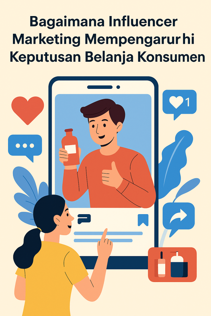 Ilustrasi digital flat-style menunjukkan seorang pria lelah di meja kerja dengan laptop, dikelilingi ikon solusi burnout seperti tidur, meditasi, dan olahraga.