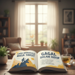 Siluet seseorang berdiri di tebing dengan sinar matahari pagi, melambangkan keberanian mengatasi rasa takut.