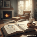 Ilustrasi seseorang duduk tenang dengan hati bercahaya, simbol penerimaan diri dan kasih terhadap diri sendiri.