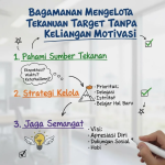 Seseorang sedang bekerja di meja dengan suasana fokus namun tetap tenang