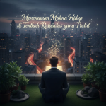 Seseorang duduk di tepi jendela pagi hari, menatap cahaya matahari dengan ekspresi tenang dan reflektif.