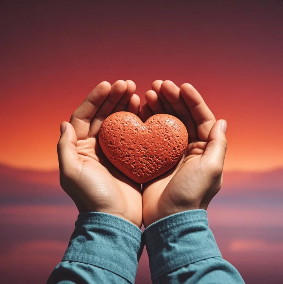 Seseorang duduk tenang sambil menulis jurnal dengan suasana hangat dan fokus